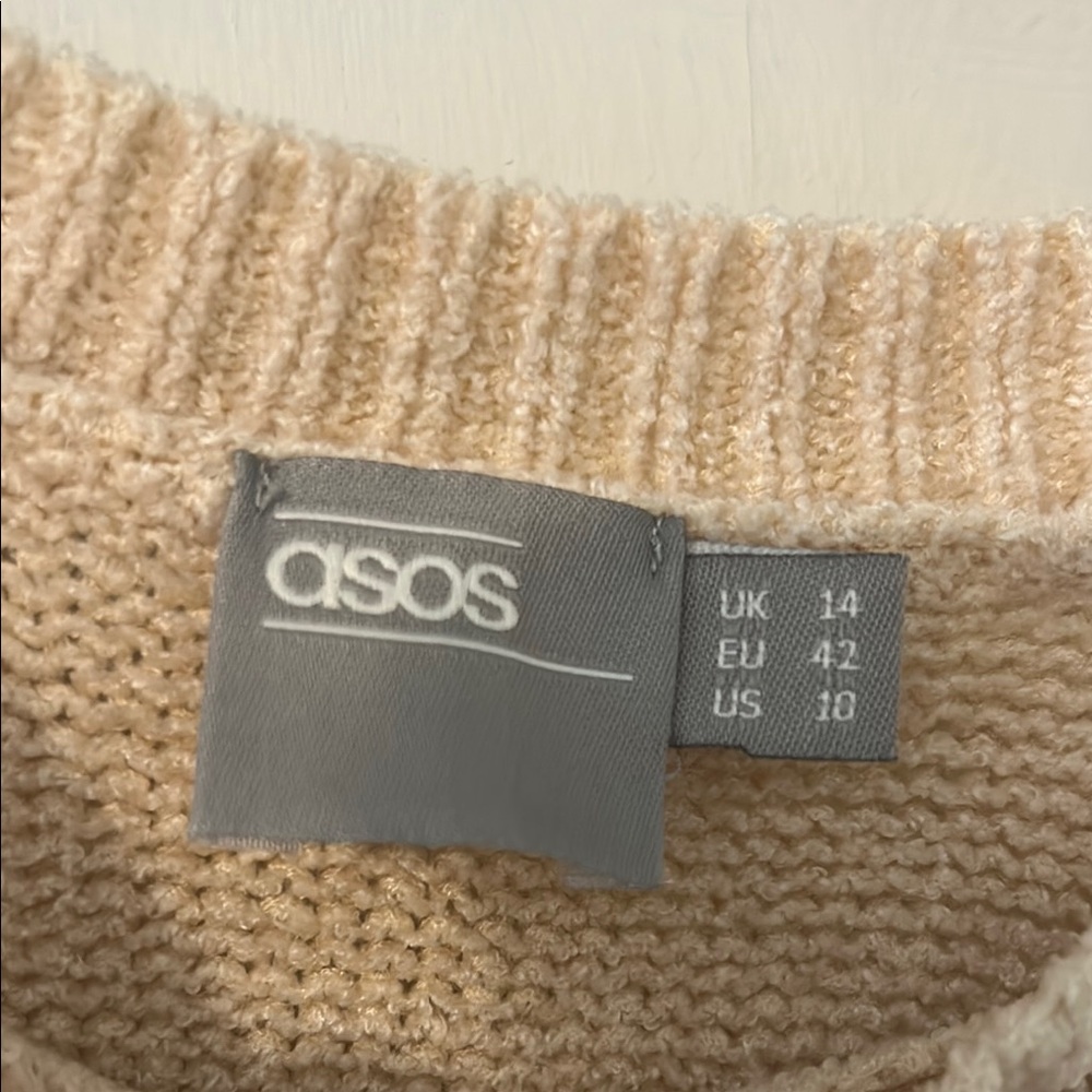 ASOS Beige Knit Sweater - Picture 2 of 5